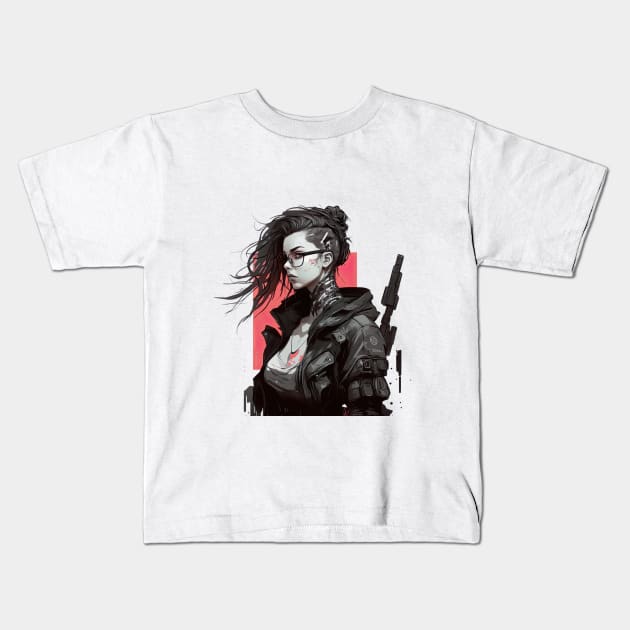 Queen of the Streets v1 Kids T-Shirt by AstrAI